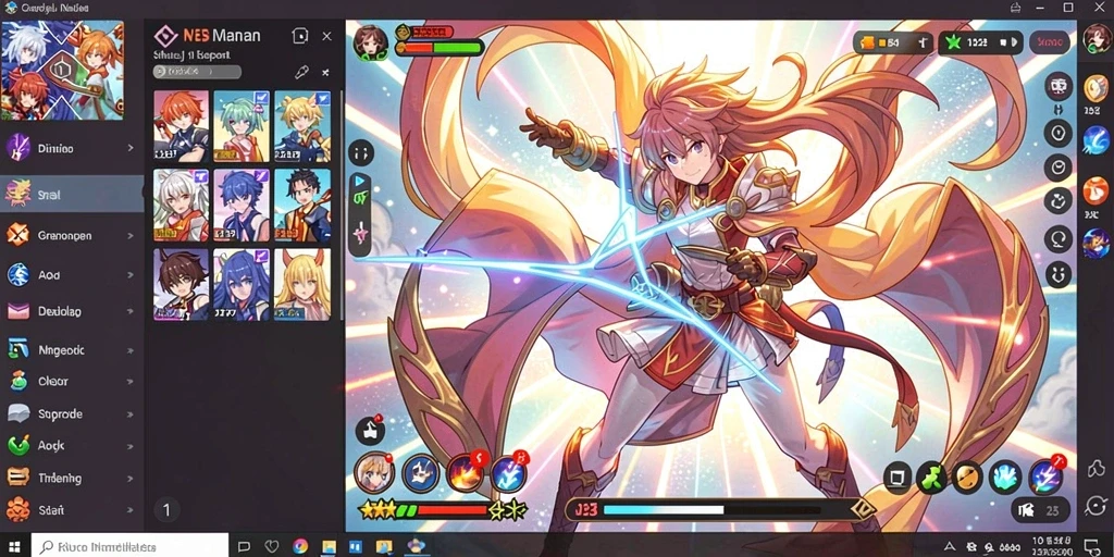 Screenshot fitur kustomisasi karakter yang menarik.