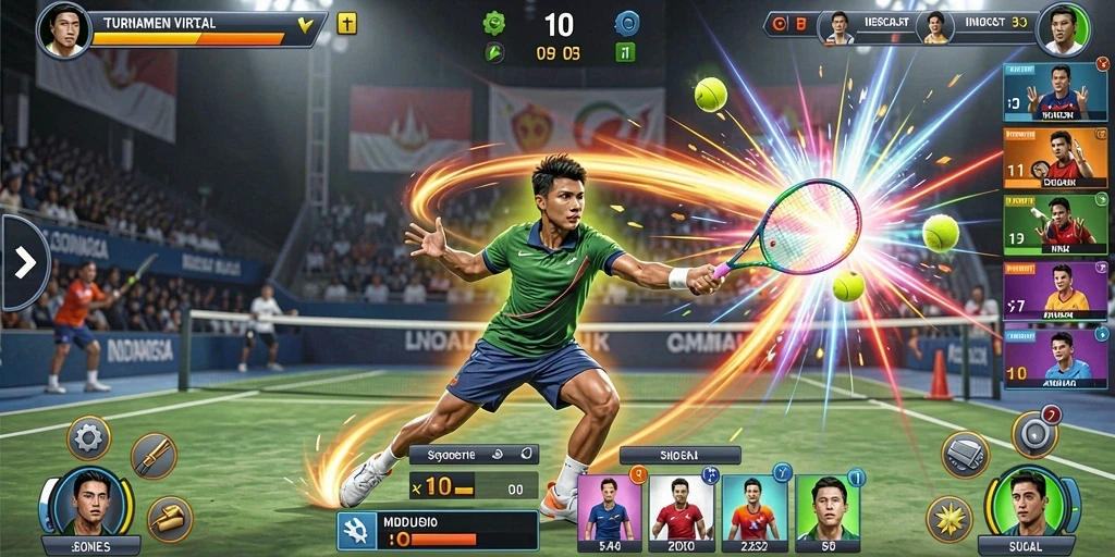 Fitur multiplayer membuat permainan lebih kompetitif.