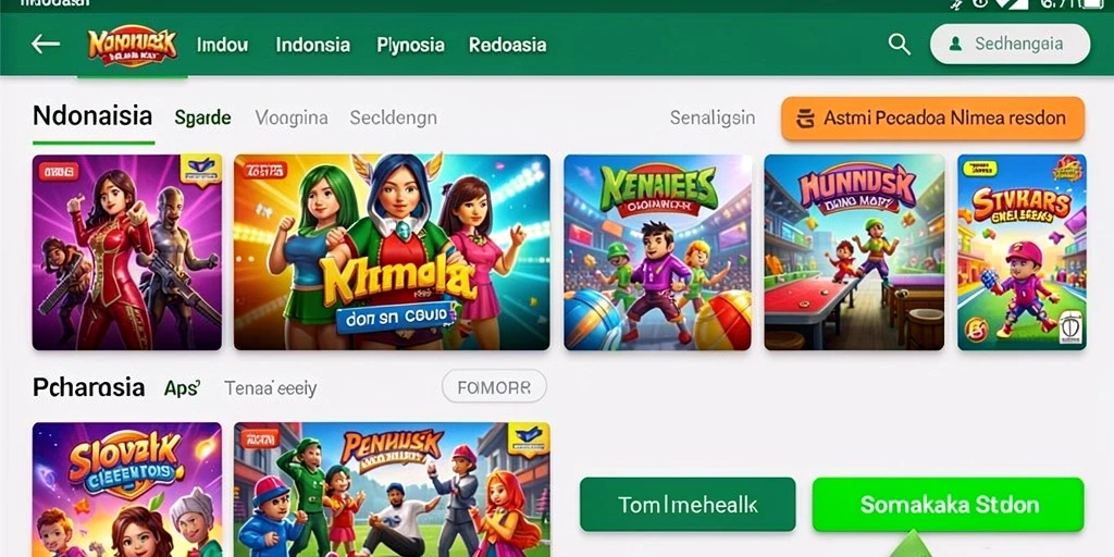 Beragam permainan yang bisa dipilih sesuai selera.