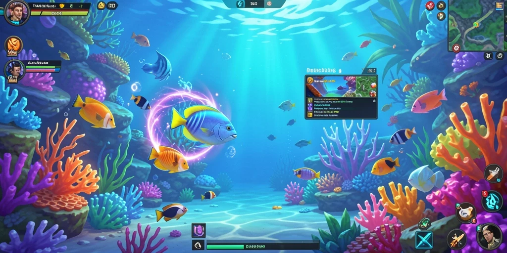 Screenshot dari mode turnamen yang mendebarkan.